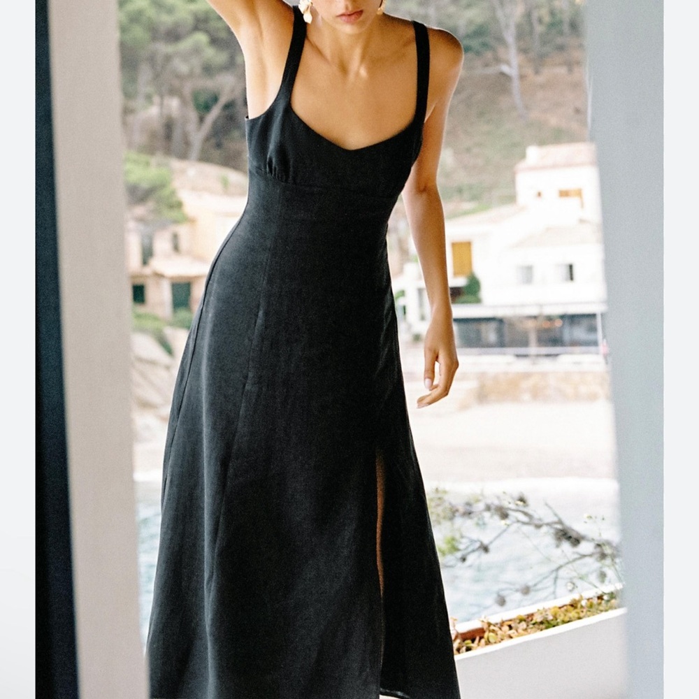 NWT %100 linen Zara Dress nwt